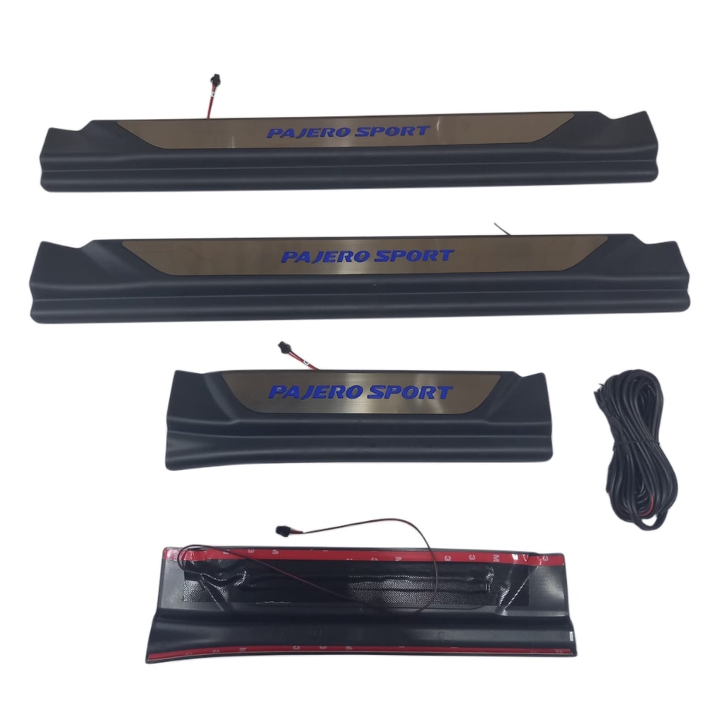 Sill Plate / Sillplate Samping All New Pajero Sport 2016 Up LED