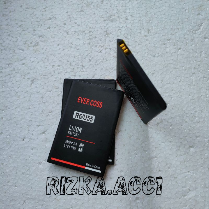 Baterai Batre Battery Evercoss R6 / Cross U55 Original Battery Hp