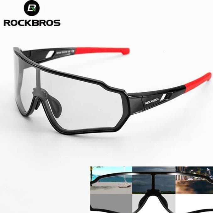 ROCKBROS 10173 Photochromic UV 400 Sunglasses - Kacamata Sepeda Lari