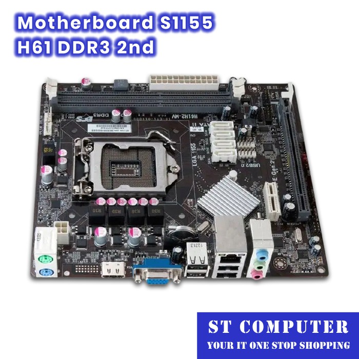 Motherboard H61 LGA 1155 DDR3 Second