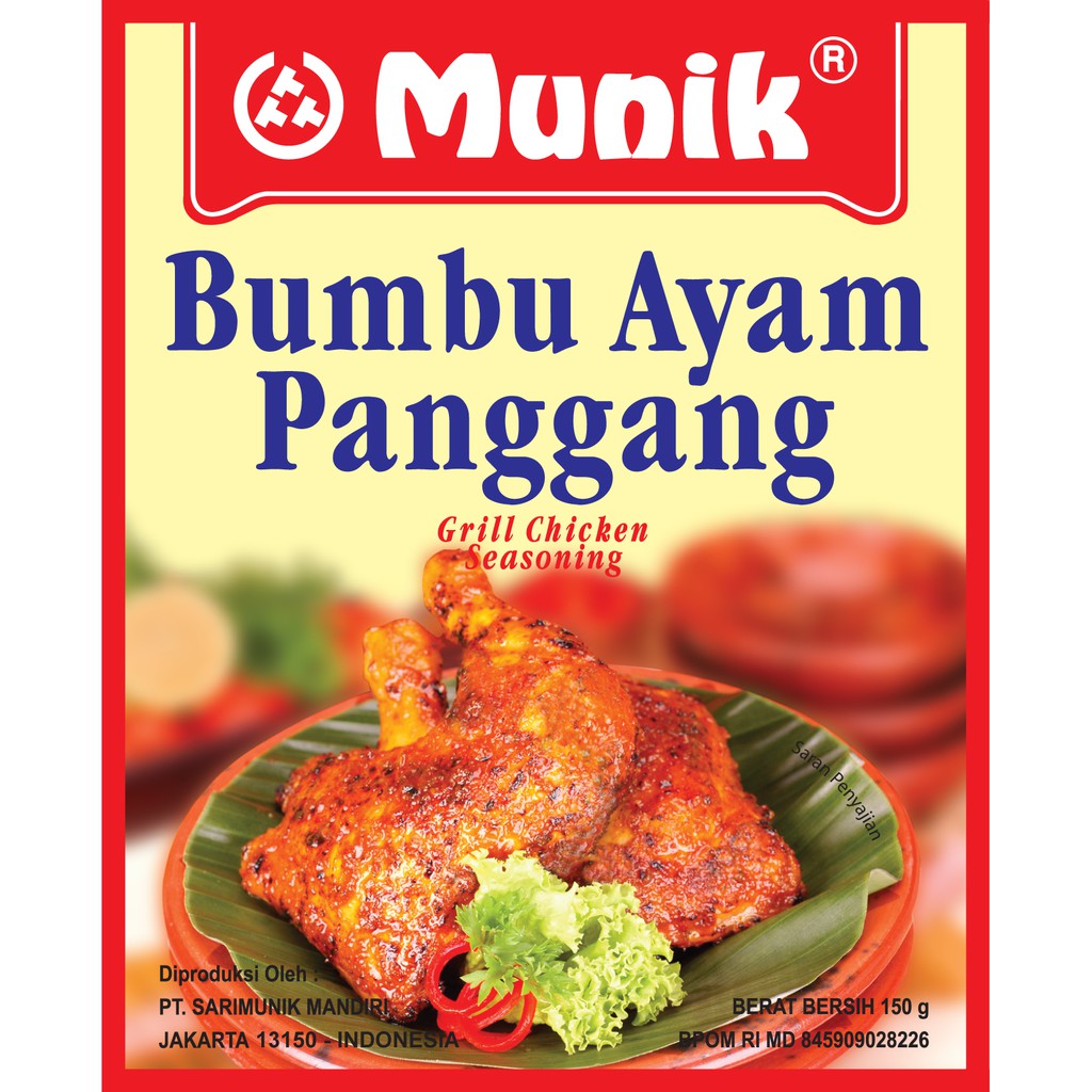 Bumbu Munik Ayam Panggang 150 Gram Shopee Indonesia