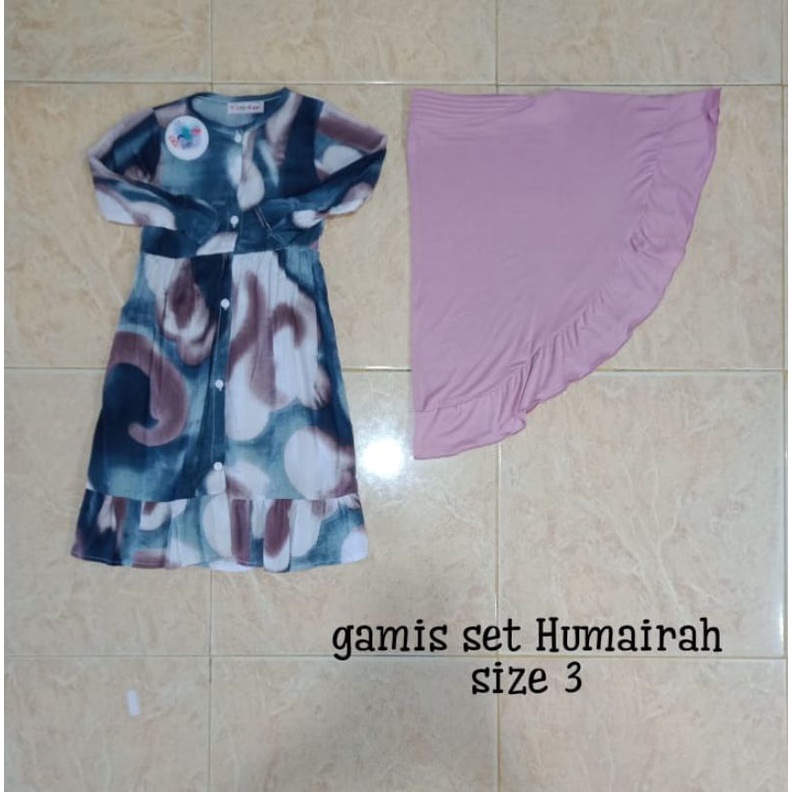 Gamis Set Humaira / Set Gamis Anak