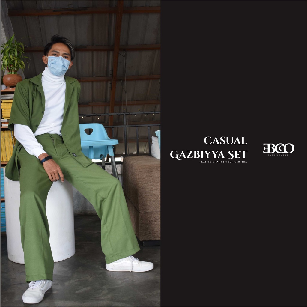 Outer Casual Gazbiyya Set Pria wanita