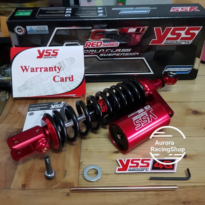 Q.W116 SHOCK YSS G SPORT RED SERIES 330 MM FOR VARIO 125 & VARIO 150
