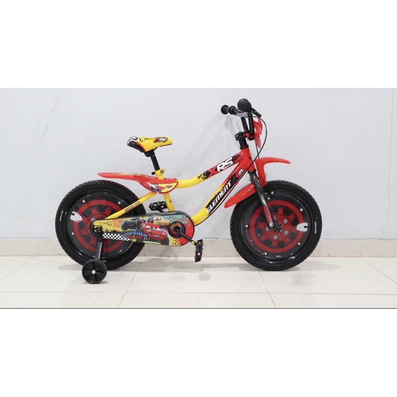 BMX 18 Element Cars 1.0 Nemo 1.0 Spiderman 4.0 Sepeda Anak Lightning McQueen Finding Dory Disney Pixar Marvel Cinematic Universe