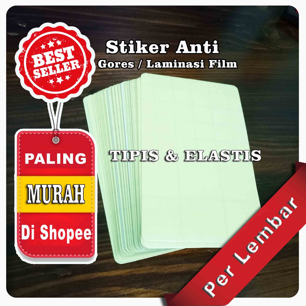 

Anti Gores Ktp / STIKER LAMINASI FILM E-KTP SIM NPWP ATM ID CARD