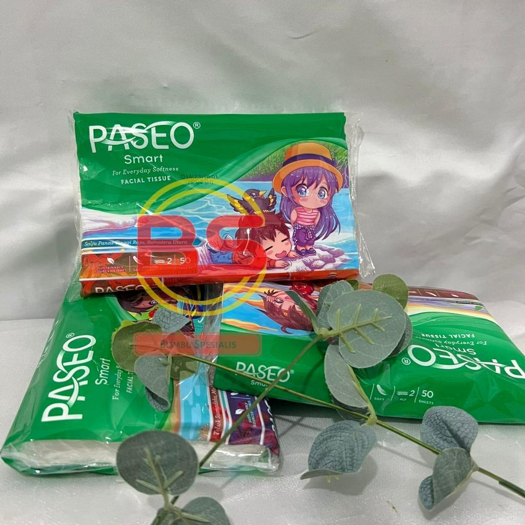 Tissue Paseo smart Travel pack 2ply 50 sheets / Tisu paseo 50 sheet