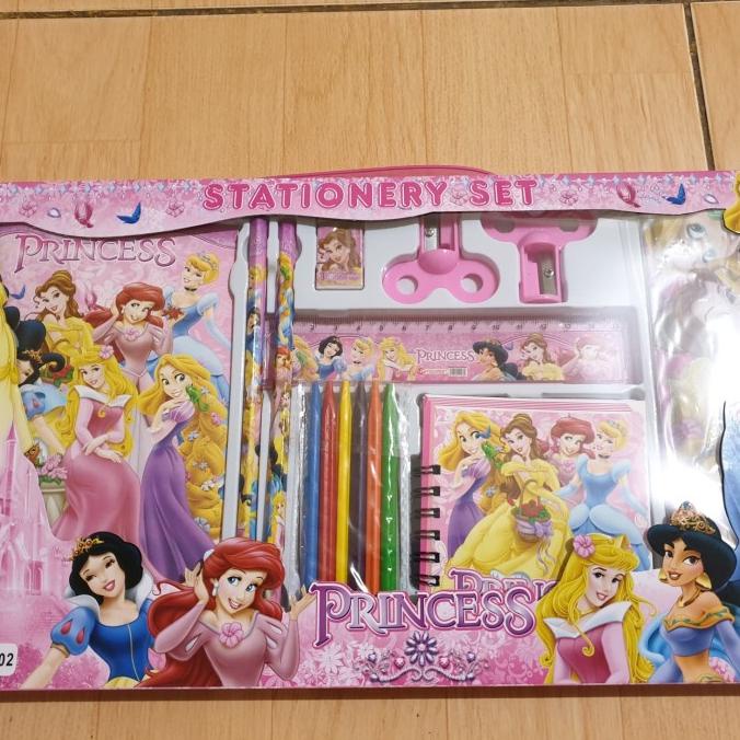 

1 Set Perlengkapan Princess / Alat tulis Karakter Princess / Sekolah