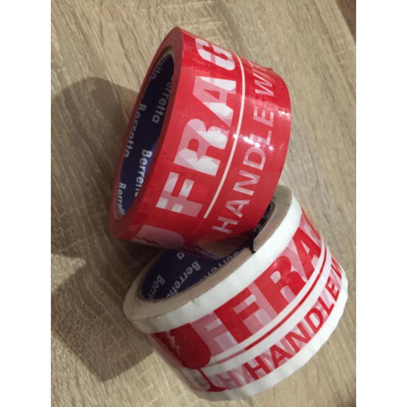 

Lakban Fragile Merah 55 Yard ( READY PUTIH JUGA )