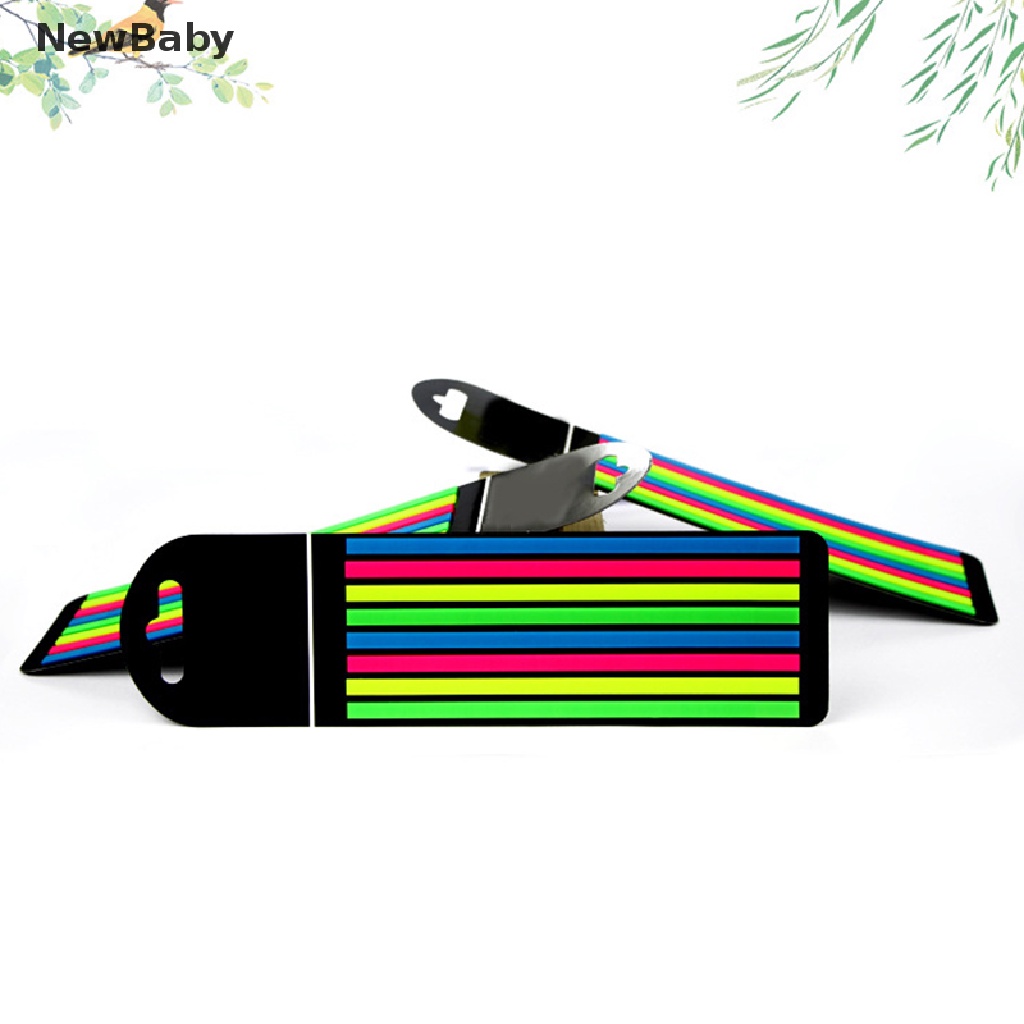 160pcs Sticky Note Warna Transparan Fluorescent Untuk Penanda Buku