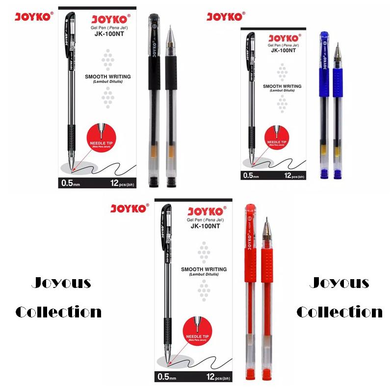 

Pulpen Gel / Bolpoin Gel Joyko Smooth Writing JK-100NT - 0.5 mm