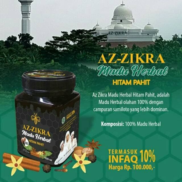 

Madu Hitam Pahit Az Zikra kemasan terbaru di jamin ORI
