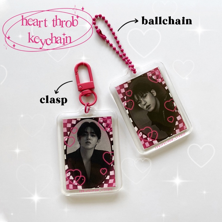 [READY] SEVENTEEN Heart Throb Acrylic Keychain / Gantungan Kunci Akrilik SVT KPOP Keyring