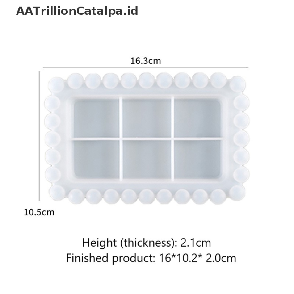 (AATrillionCatalpa) Cetakan Buah / Teh Bentuk Persegi Panjang Bahan Silikon