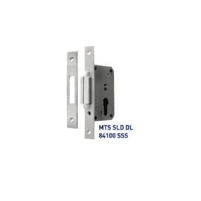 DEKKSON MORTISE LOCK MTS SLD DL84100 SSS + DC DL 60MM SN