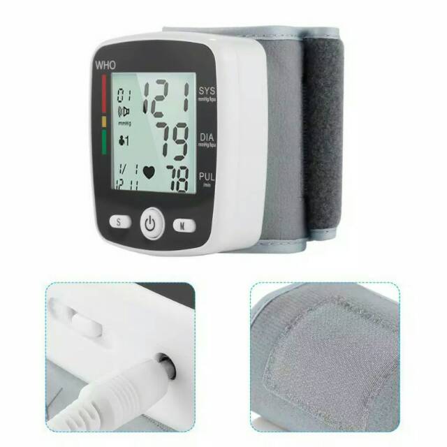 Tensimeter Digital Canggih Full Otomatis Bisa dicharge seperti HP Hasil pakai Suara Indikator WHO