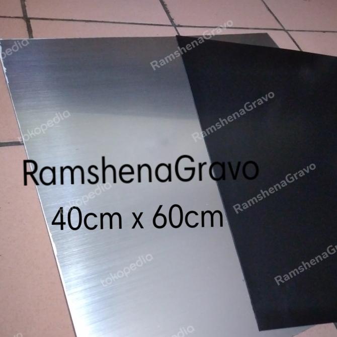 

Office & Stationery | Document Organizer | Gravoply Silver / Bahan Name Tag /Laser/Router/40Cm X 60Cm Tebal 1.5Mm | Best Seller