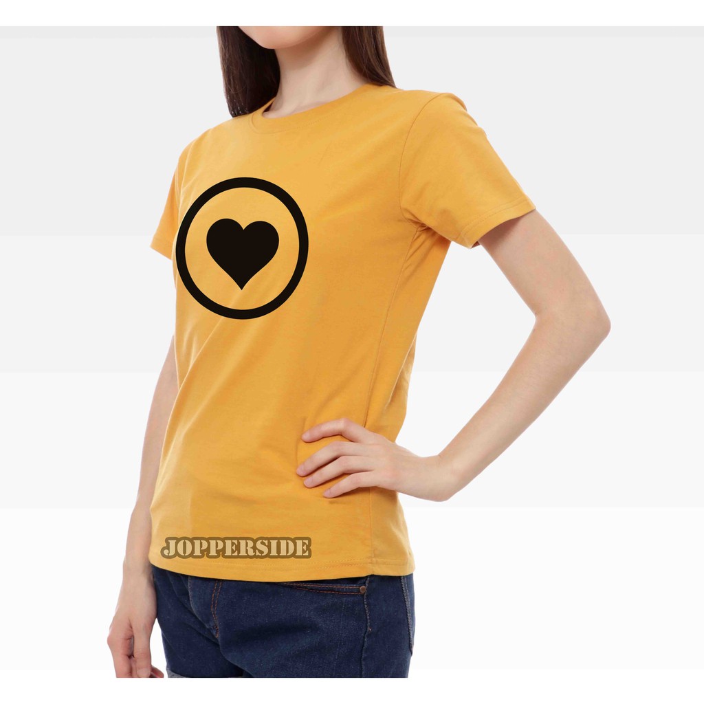 JOPPERSIDE T SHIRT KAOS DISTRO WANITA PEREMPUAN CEWEK SLIMFIT ORIGINAL PREMIUM ONE LOVE TW3