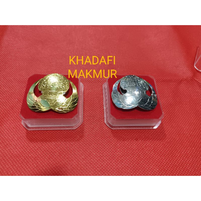 pin Korpri PNS bellakang magnet bahan kuningan asli
