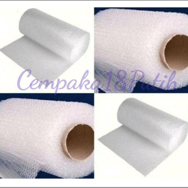 

Tambahan kemasan Bubble / bubble wrap [ Plastik Bubble ] / Plastik Pelindung Gelembung