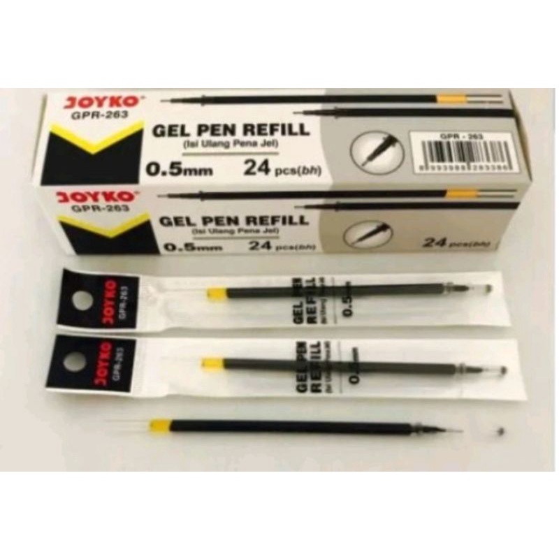 

Refill / Isi Ulang Pulpen / Pen / Pena Gel Joyko GPR-263 Ecer (5pcs)