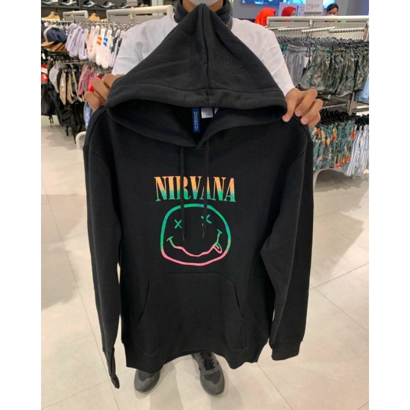 H&amp;M hoodie x nirvana / hoodie h&amp;m original