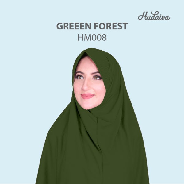 HM008 - Green Forest - Jilbab Hudaiva Morocco