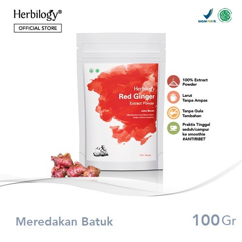 

Herbilogy Red Ginger (Ekstrak Jahe Merah) Extract Powder Isi 100g