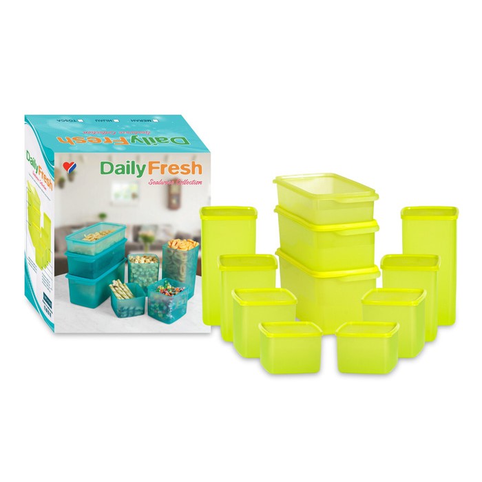 Toples Kue Set Kering Lebaran / Daily Fresh Sealware Collection / Food Box / Food Storage