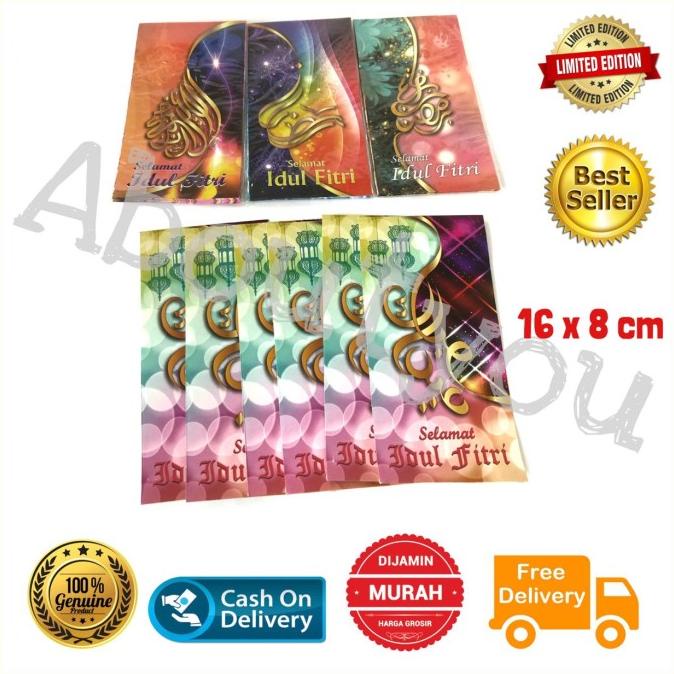 

Amplop Lebaran Angpao Idul Fitri BESAR premium motif batik SATUAN unik aboutyou34 Buru Order