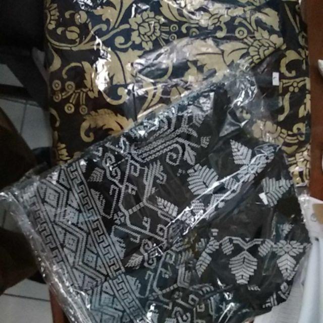 Kemeja Batik Pria Lengan Panjang Anjani Silver