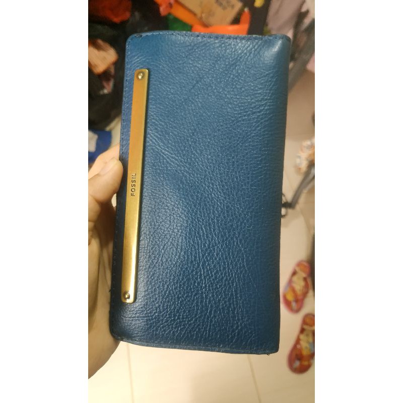 dompet fossil liza slim preloved