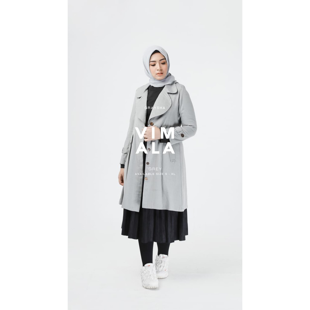 Coat Muslimah Terbaru Fashion Muslim Vimala Coat Wanita