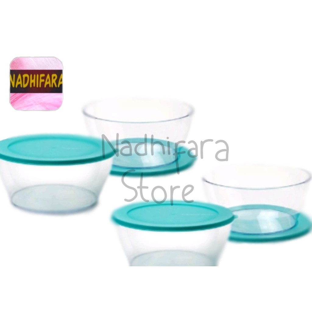 TUPPERWARE CLEAR BOWL 750ML / CLEAR BOWL TUPPERWARE TOSCA (2 PCS)