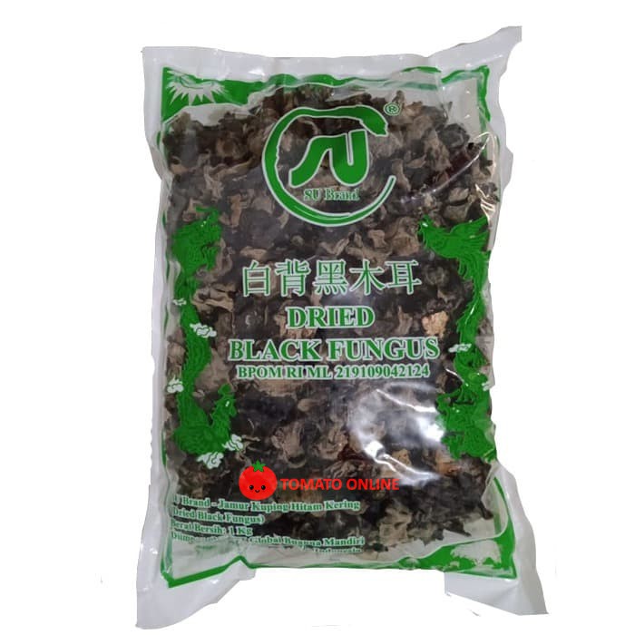 

SU Brand / Jamur Kuping Kering Hitam Premium Dried Black Fungus / 1 kg 1kg