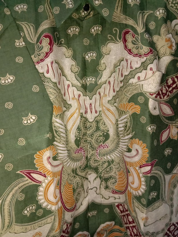 Daryata Hijau Kemeja Batik Pria Panjang Full Furing By Anjani