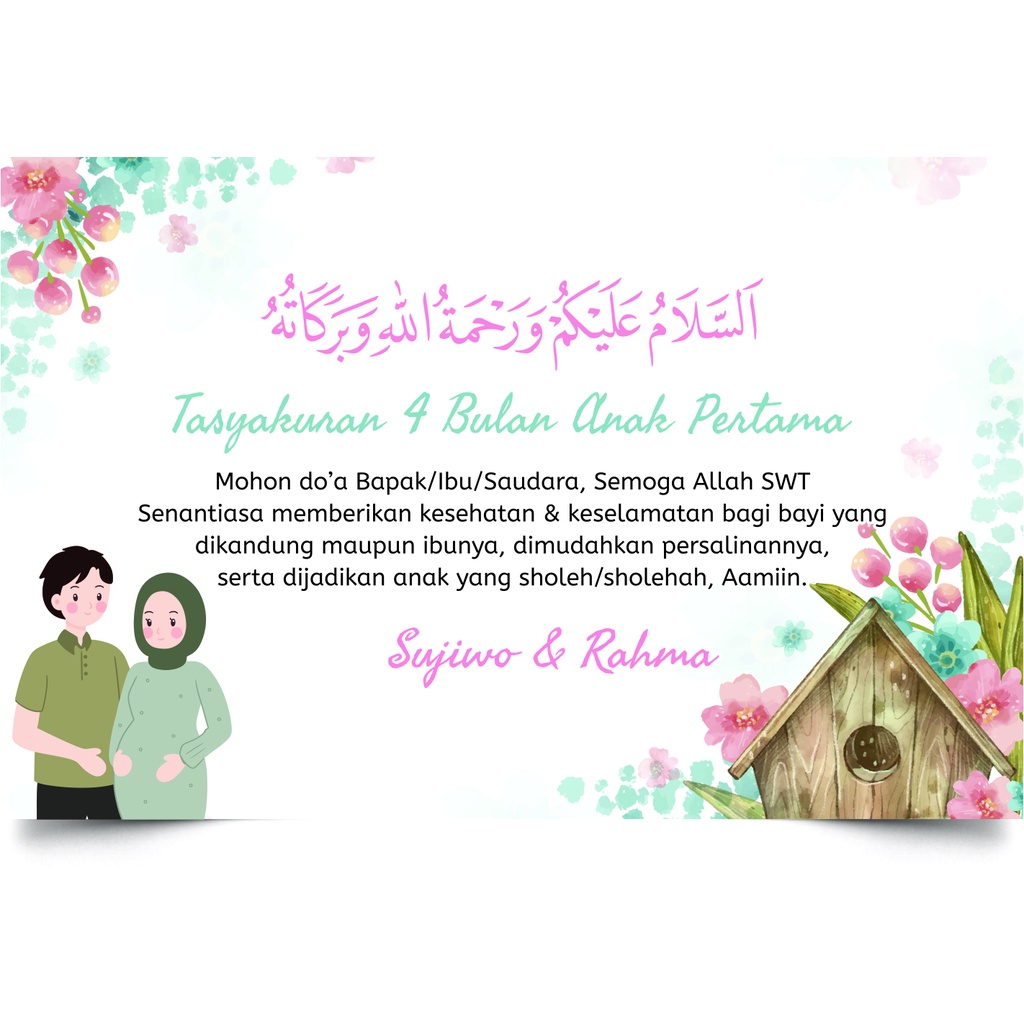 

STIKER / LABEL UNTUK TASYAKURAN 4/7 BULANAN KEHAMILAN DIJAMIN MURAH