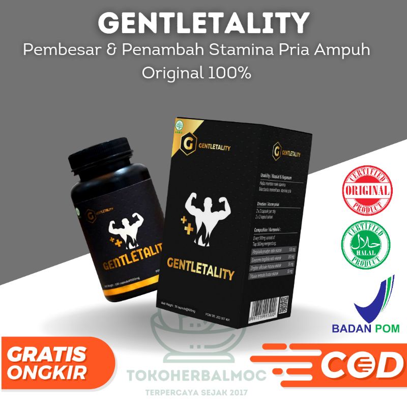 OBAT KUAT / GENTLETALITY / ORIGINAL 100% AMPUH/ BISA COD