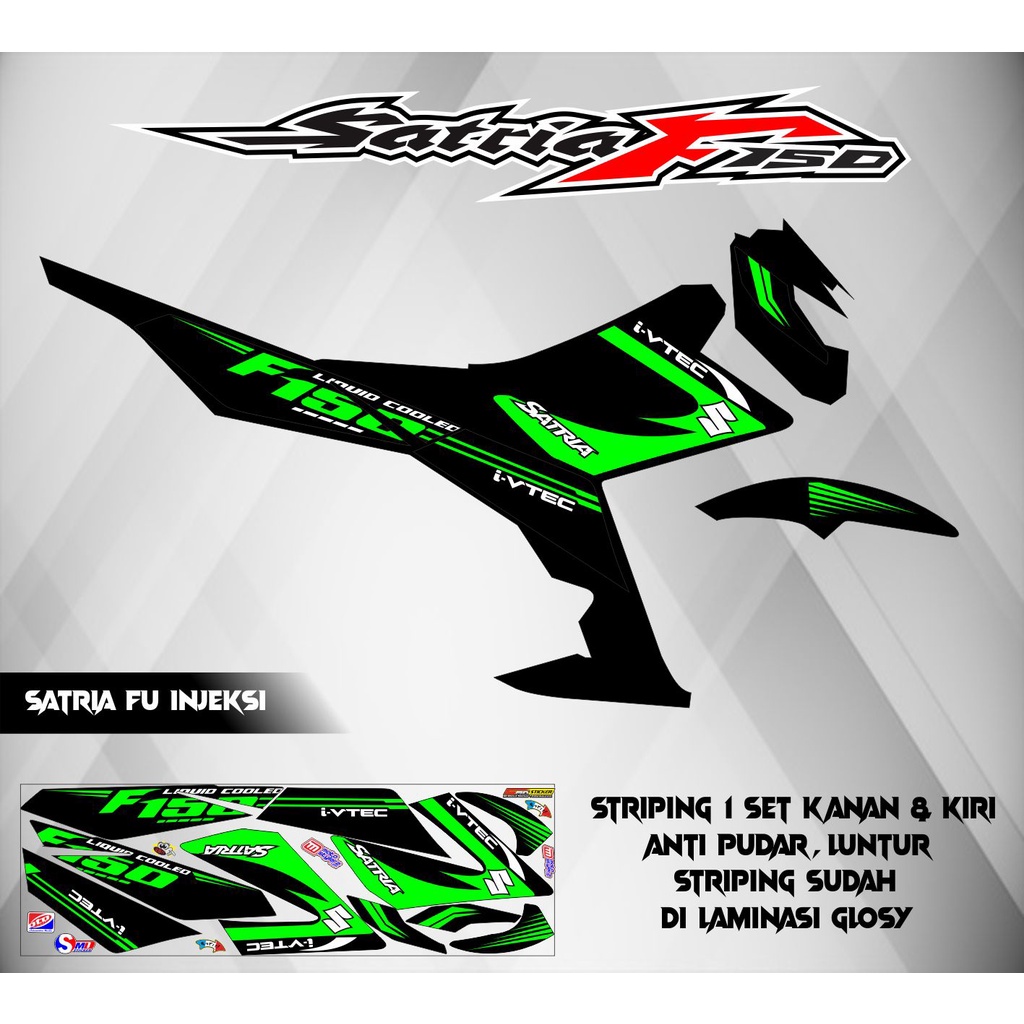 STRIPING STICKER SATRIA FU INJEKSI F150