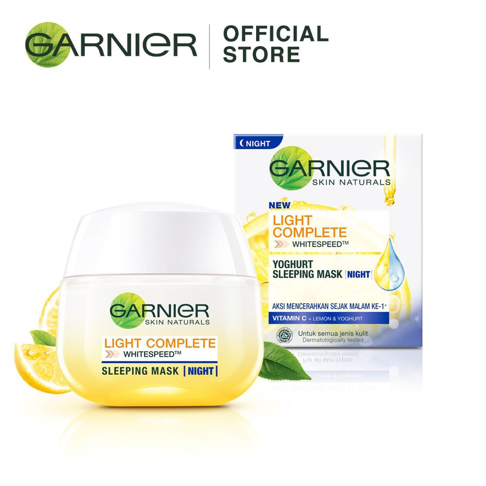 Garnier Light Complete Yogurt Sleeping Mask Night Cream 50g