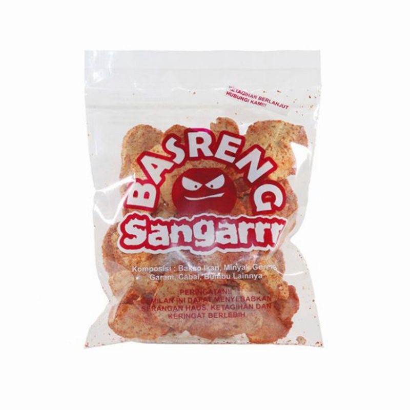 

Basreng Sangarrr / Snack / Makanan Ringan / Keripik Bakso Goreng