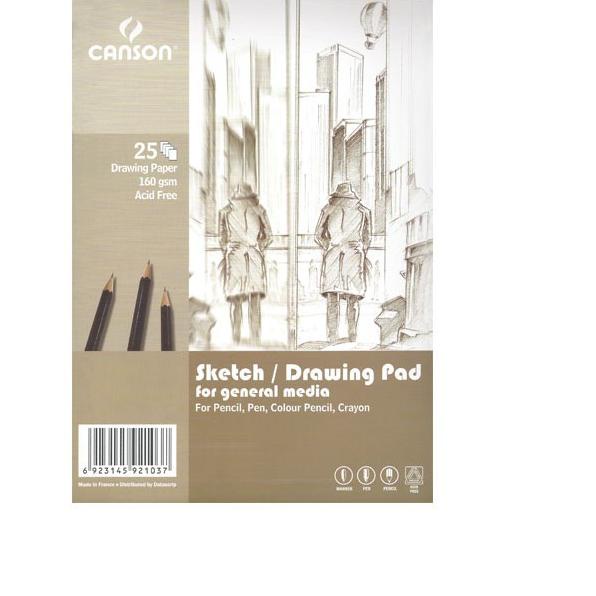 

10.10 BIG SALE FASION CANSON SKETCH / DRAWING PAD A3 160GSM