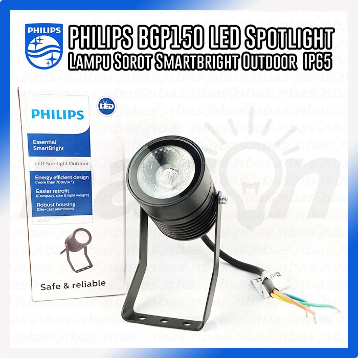 PHILIPS BGP150 6W - Essential Smartbright LED Spotlight Outdoor IP65