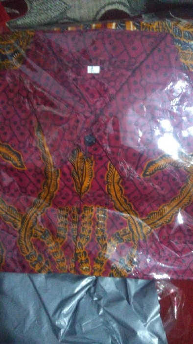 Batik Couple Keluarga Sania Ruffle Ori Ndoro Jowi Dnt Motif Tarantula Merah
