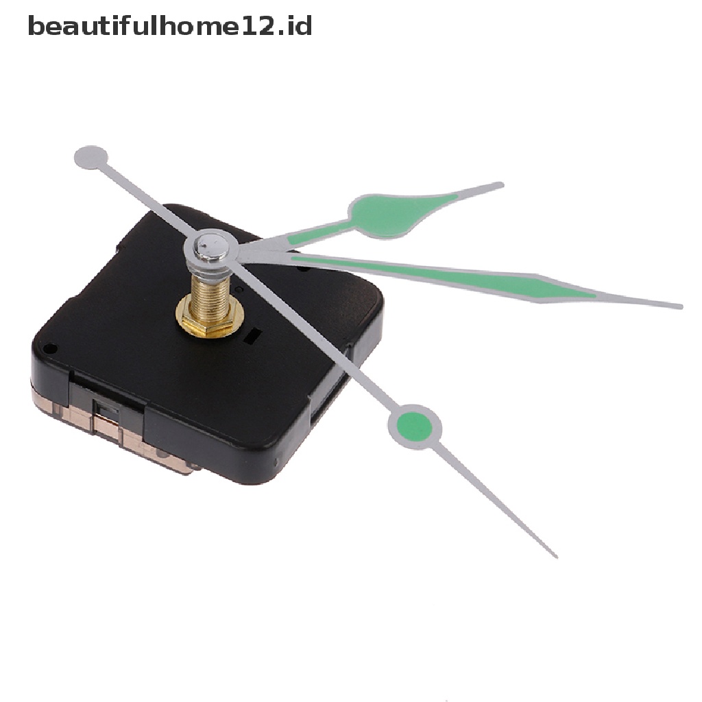 【beautifulhome12.id】 DIY Silent Quartz Movement Wall Clock Motor Mechanism Long Spindle Repair Parts .