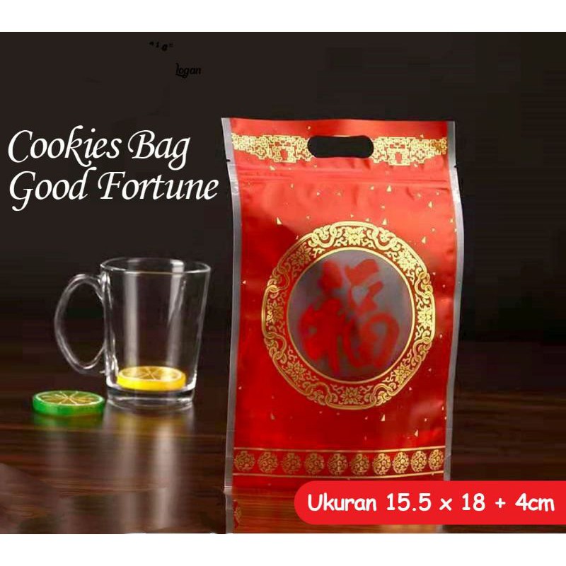 

Cookies bag Fu 福 Cookies bag Packing kue permen kacang dll