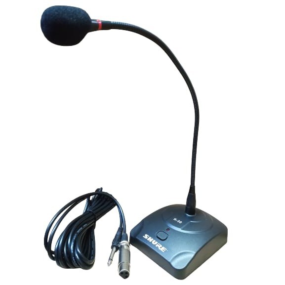 MIC MEJA KABEL SHURE K 30 MIC CONFERENCE SHURE K30 GOOSENECK MIC