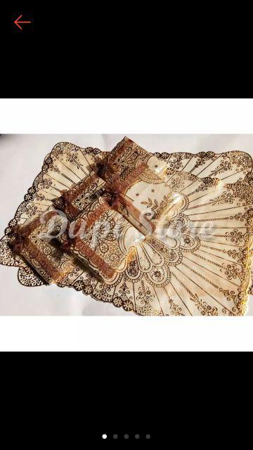 Souvenir Murah Taplak Meja Packing Gulung Plastik + Pita