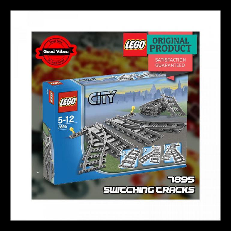 Lego Original City 7895 Switching Tracks - Mainan Anak Edukasi Kereta