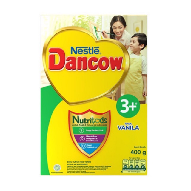 

Dancow 3+ Nutritods Vanilla 400gr